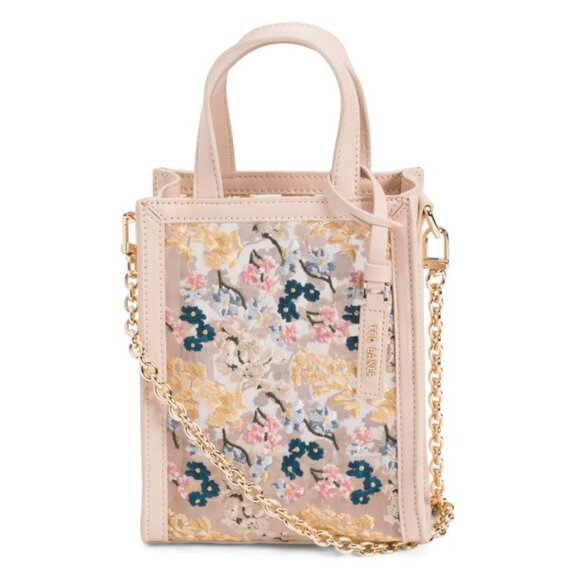 Ted Baker Handbags - TED BAKER Emma June Crossbody Tote With Leather Panels And Trim